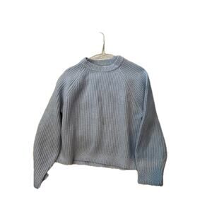 Universal Thread Co Cableknit Baby Blue Sweater Womans Small